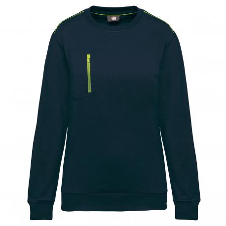 Sudadera day to day con bolsillo de cremallera contrastada