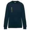 Sudadera daytoday con bolsillo a zip contraste - unisex