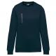 Sudadera day to day con bolsillo de cremallera contrastada Ref.TTWK403-MARINA/PLATA