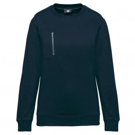 Sudadera day to day con bolsillo de cremallera contrastada