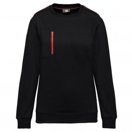 Sudadera day to day con bolsillo de cremallera contrastada