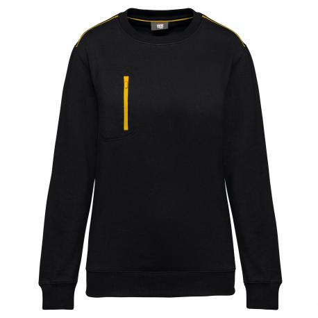 Sudadera day to day con bolsillo de cremallera contrastada