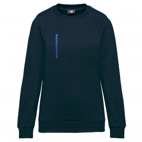 Sudadera day to day con bolsillo de cremallera contrastada