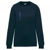 Sudadera day to day con bolsillo de cremallera contrastada