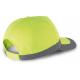 Gorra fluorescente 5 paneles Ref.TTWKP123-AMARILLO FLUORESCENTE 