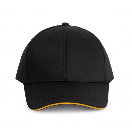 Gorra sándwich contrastado 6 paneles