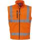 Chaleco softshell alta visibilidad Ref.TTYHV006-HOLA VIS NARANJA