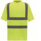 Camiseta alta visibilidad manga corta Ref.TTYHVJ410-HOLA VIS AMARILLO