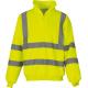 Sudadera alta visibilidad 1/4 cremallera Ref.TTYHVK06-HOLA VIS AMARILLO