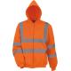 Sudadera cremallera y capucha Ref.TTYHVK07-HOLA VIS NARANJA