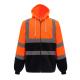 Sudadera cremallera y capucha Ref.TTYHVK07-NARANJA/MARINA