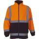 Chaqueta polar de alta visibilidad Ref.TTYHVK08-HOLA VIS NARANJA/MARINA