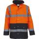 Chaqueta de seguridad alta visibilidad bicolor Ref.TTYHVP302-HOLA VIS NARANJA/MARINA