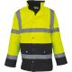 Chaqueta de seguridad alta visibilidad bicolor Ref.TTYHVP302-HOLA VIS AMARILLO/MARINA