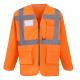 Chaqueta alta visibilidad Ref.TTYHVJ800-HOLA VIS NARANJA