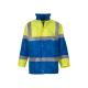 Chaqueta hi-vis (alta visibilidad) colores contrastados Ref.TTYHVP303-HOLA VIS AMARILLO/AZUL REAL