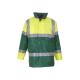 Chaqueta hi-vis (alta visibilidad) colores contrastados Ref.TTYHVP303-HOLA VIS AMARILLO/VERDE