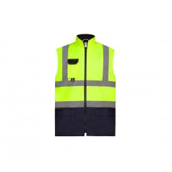 Chaleco hi-vis (alta visibilidad) acolchado