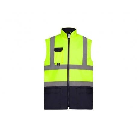 Chaleco hi-vis (alta visibilidad) acolchado