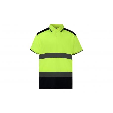 Polo hi-vis (alta visibilidad) bicolor