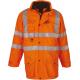 Parka de seguridad alta visibilidad 7 en 1 Ref.TTYHVP711-HOLA VIS NARANJA