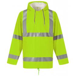 Chaqueta hi-vis (alta visibilidad) soft flex transpirable para lluvia