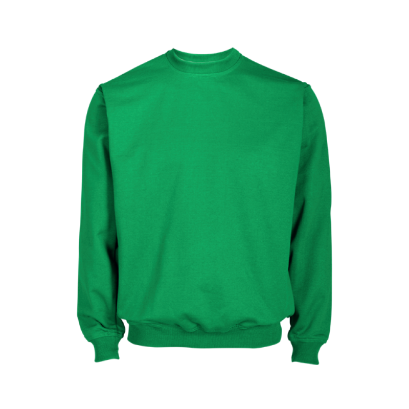 Indicode Hombre Sudadera básica con capucha verde