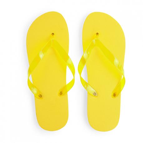 Chanclas de playa con suela de confortable PE y tiras en PVC translúcido KALAY