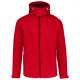 Chaqueta softshell con capucha extraíble hombre Ref.TTK413-RED