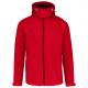 Chaqueta softshell con capucha extraíble hombre Ref.TTK413-RED