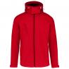 Chaqueta softshell con capucha extraíble hombre