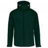 Chaqueta softshell con capucha extraíble hombre