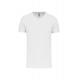 Camiseta bio con cuello de pico hombre 150g/m2 Ref.TTK3028IC-BLANCO