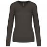 Jersey cuello de pico mujer