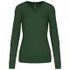 Jersey cuello de pico mujer Ref.TTK966-BOSQUE VERDE