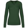 Jersey cuello de pico mujer