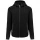 Chaqueta de chándal performance con capucha hombre Ref.TTPA358-NEGRO