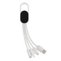 León personalizado hizo múltiples 4 en 1 cable de cargador USB para regalo  corporativo