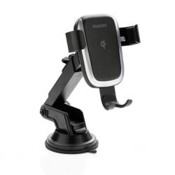 Soporte Philips de coche con carga inalámbrica Qi de 10W