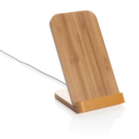 Soporte de carga inalámbrica de 5W de bambú