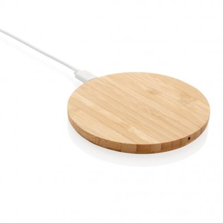 Cargador inalámbrico de bambú 5W