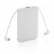 Powerbank 5.000 mAh de bolsillo con cables integrados Ref.XDP32208-BLANCO 