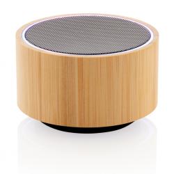 Altavoz inalámbrico de bambú