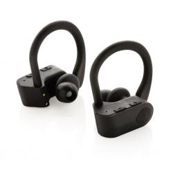 Auriculares deportivos TWS en estuche de carga