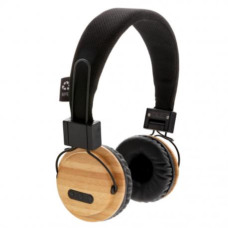 Auriculares inalámbricos bambú