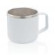 Taza de campamento de acero inoxidable 350ml Ref.XDP43244-BLANCO 