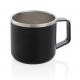 Taza de campamento de acero inoxidable 350ml Ref.XDP43244-NEGRO 