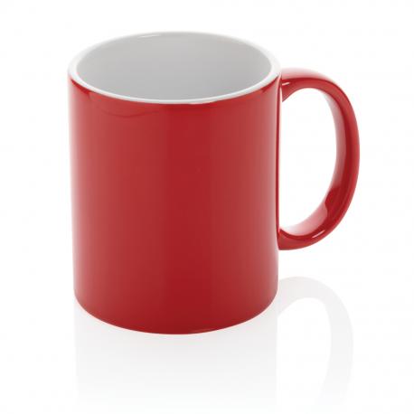 Taza básica de cerámica diseño clásico 350ml