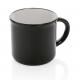 Taza de cerámica vintage 280ml Ref.XDP43403-NEGRO/BLANCO 