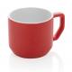 Taza promocional de cerámica moderna 350ml Ref.XDP43404-ROJO 